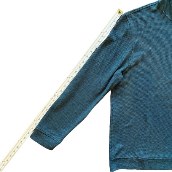 Green Quarter-Zip Sweater Large - Picture 6 of 8